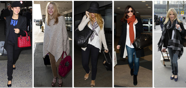 Copia el look de las celebrities a la hora de viajar
