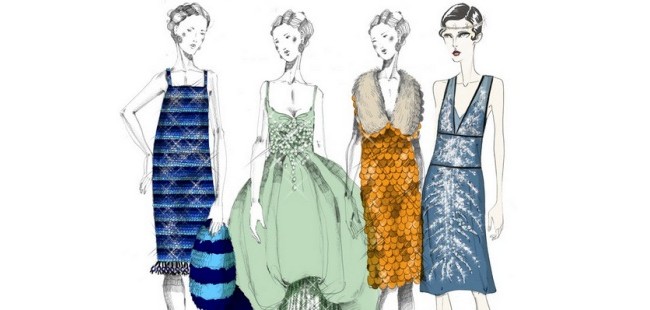 Miuccia Prada publica sus bocetos para el vestuario de ‘El gran Gatsby’
