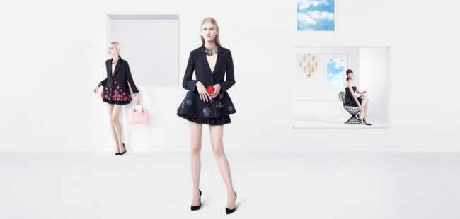 La primera campaña de Dior con Raf Simons al frente