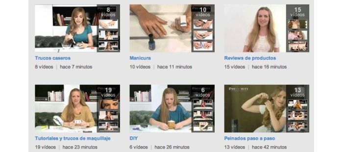 Nuestros mejores vídeos de peinados y maquillaje en un solo click