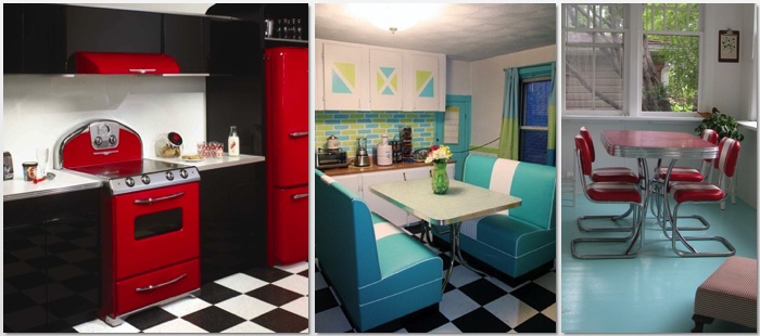 Decoideas: Cocinas y comedores con un toque retro