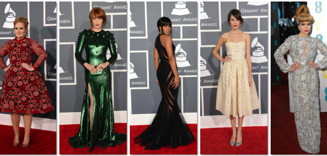 Las peor vestidas de los Grammy 2013