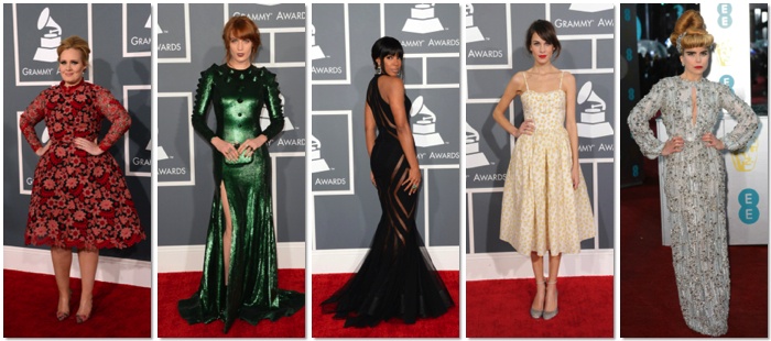 Las peor vestidas de los Grammy 2013