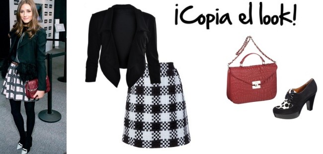 Copia el look black&white de Olivia Palermo