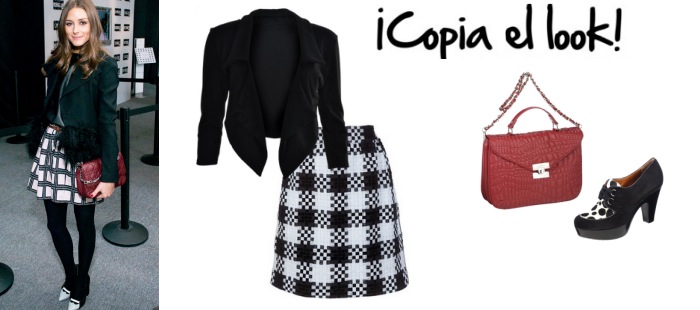 Copia el look black&white de Olivia Palermo