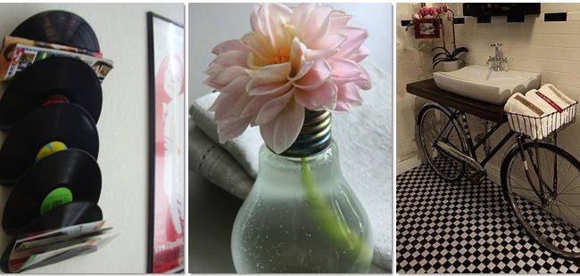 Ideas curiosas para decorar reciclando