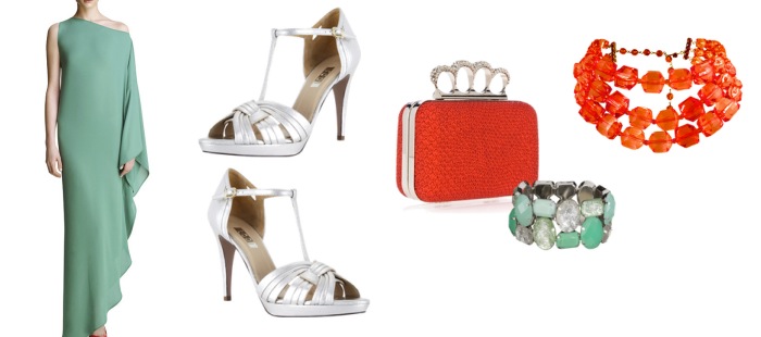 Look de boda para invitadas: Jade y coral