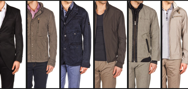 chaquetas de moda hombre