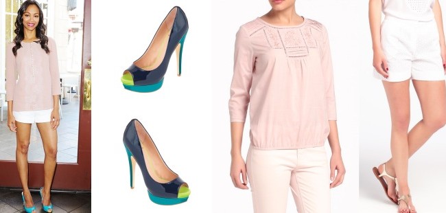 ¡Copia el look de Zoe Saldana!
