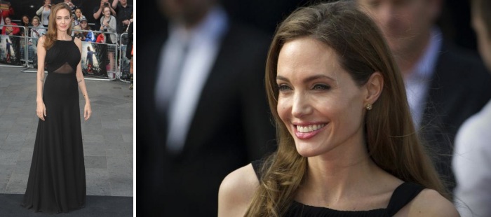 Angelina Jolie reaparece vestida de Saint Laurent después de su doble mastectomía