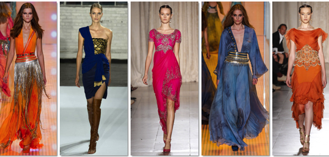 El espíritu de Bollywood llega a los looks de fiesta