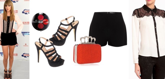 Tu estilista: shorts negros y blusa con encaje