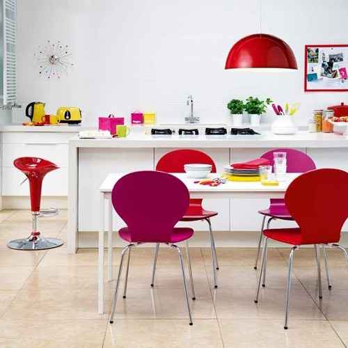 Decoideas: cocinas con mucho color