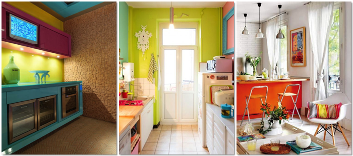 Decoideas: cocinas con mucho color