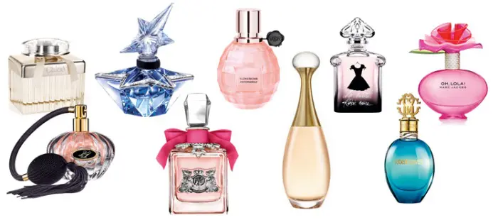 Différence entre parfum, eau de parfum, eau de toilette