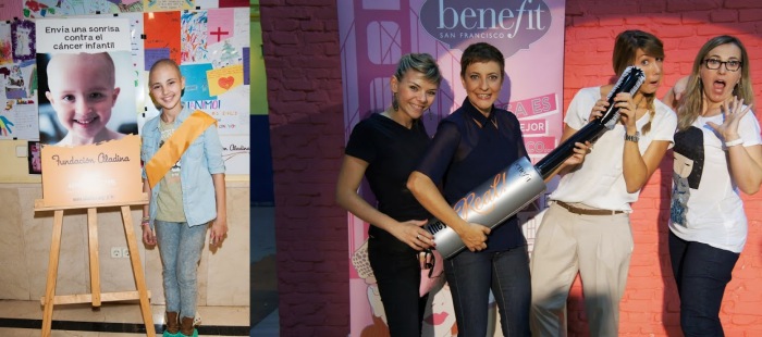 Eva Hache y Benefit: sonrisas para combatir el cáncer infantil