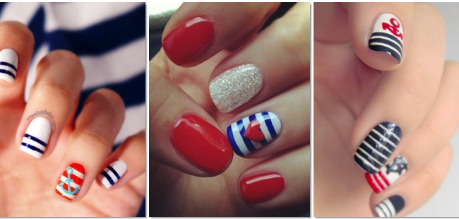 Tendencias verano 2013: manicura navy