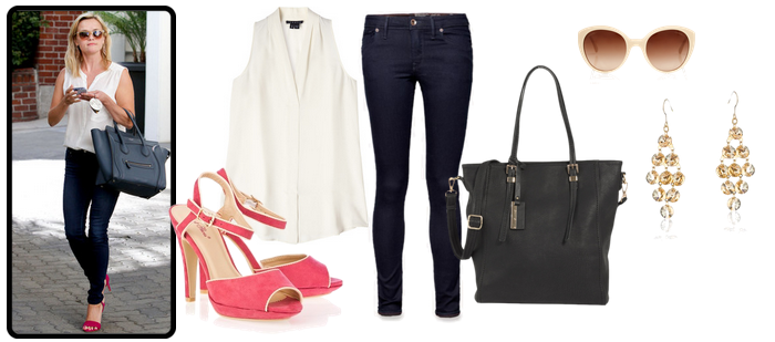 ¡Otro look casual de Reese Witherspoon perfecto para copiar!
