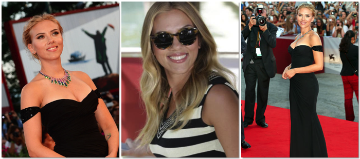 Los looks de Scarlett Johansson en el Festival de Venecia