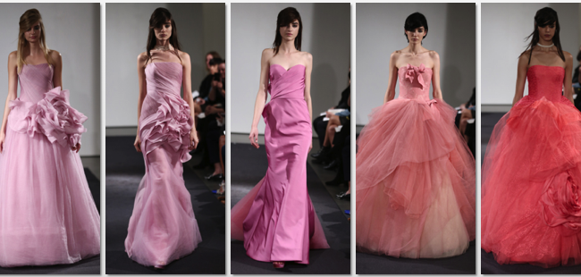 Tendencias novias 2014: ¡Vístete de rosa para dar el sí quiero!