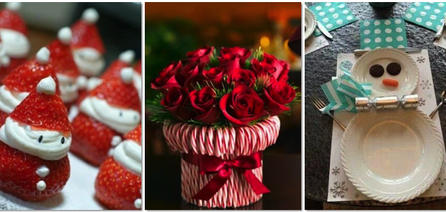 10 ideas para dar un toque navideño a tu mesa