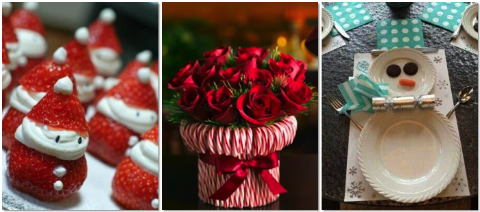 10 ideas para dar un toque navideño a tu mesa