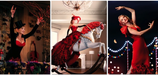 Las espectaculares imágenes de Uma Thurman para el calendario Campari 2014