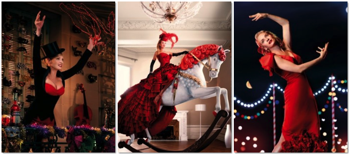 Las espectaculares imágenes de Uma Thurman para el calendario Campari 2014