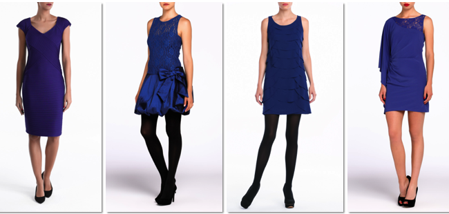 Navidad 2013: vestidos de fiesta de color azul