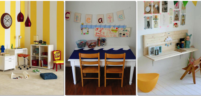 Decoideas: espacios de trabajo para niños