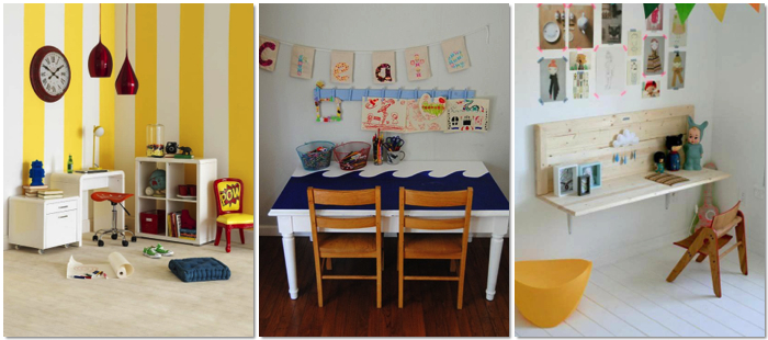 Decoideas: espacios de trabajo para niños