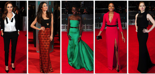 BAFTA 2014: los mejores looks sobre la alfombra roja