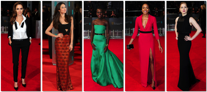 BAFTA 2014: los mejores looks sobre la alfombra roja