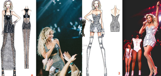 Beyoncé se viste de Versace en su gira ‘Mrs. Carter World Tour’