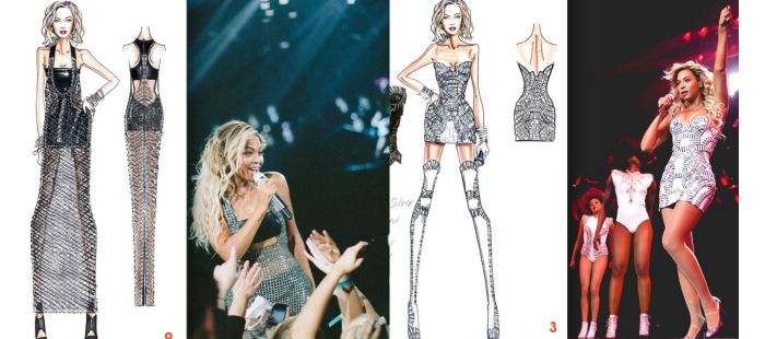 Beyoncé se viste de Versace en su gira ‘Mrs. Carter World Tour’