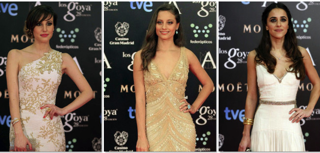 Premios Goya 2014: las mejor vestidas de la alfombra roja
