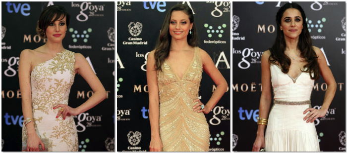 Premios Goya 2014: las mejor vestidas de la alfombra roja