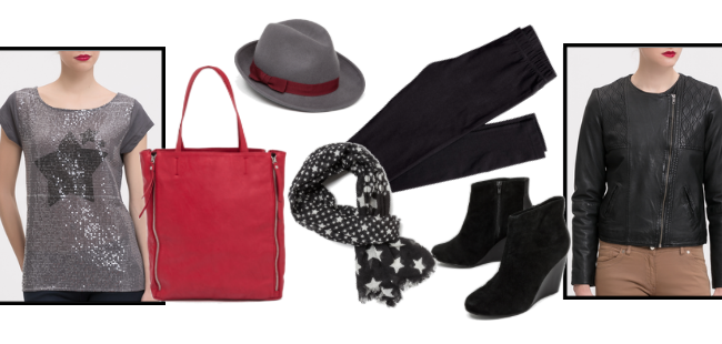Tu estilista: cazadora de cuero, shopping bag y borsalino
