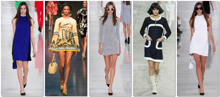 Tendencias primavera 2014: siluetas sesenteras
