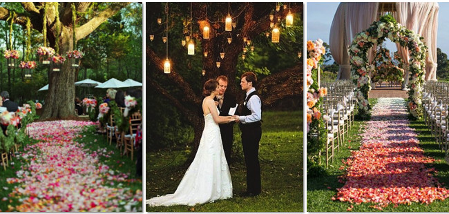 Inspiración para una boda al aire libre