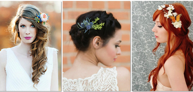 Tendencias 2014: peinados con flores