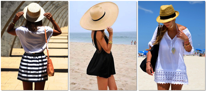 Tres sombreros, tres estilos