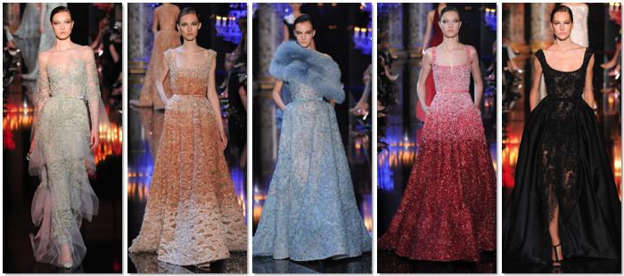 Elie Saab Alta Costura otoño-invierno 2014/15: vestidos para brillar con luz propia