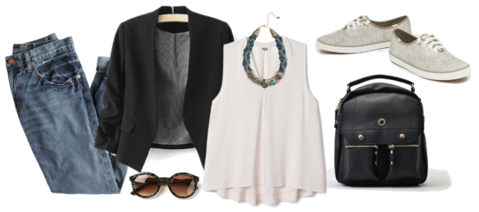 Tu estilista: blazer + vaqueros boyfriend