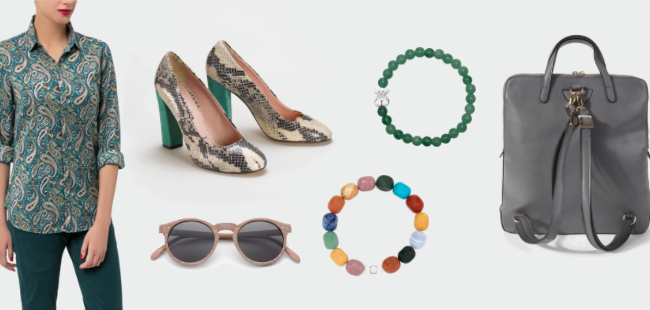 Cómo llevar estampado de piel de serpiente en un look casual