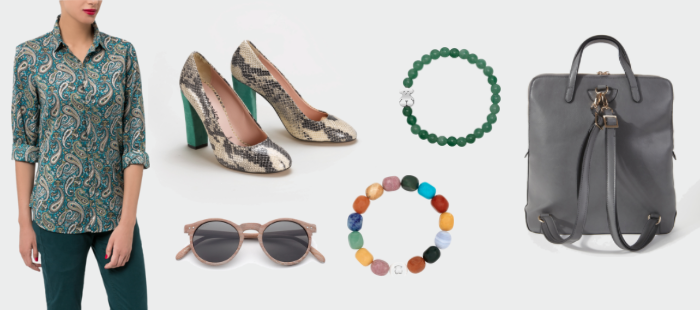 Cómo llevar estampado de piel de serpiente en un look casual