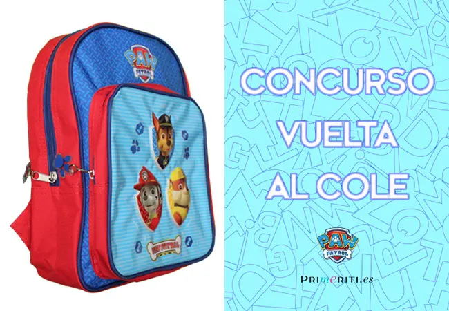 Consigue ya tu Mochila para el cole Patrulla Canina color Azul