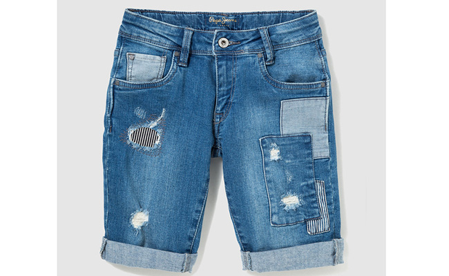 Pepe Jeans. Vaqueros parches