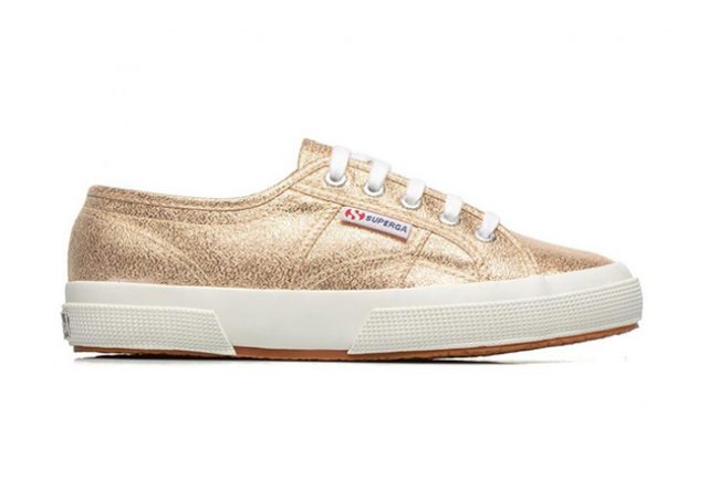 zapatillas superga doradas
