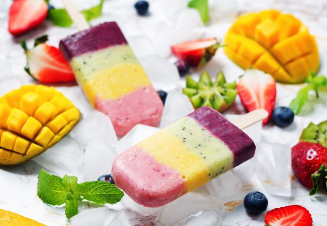 Helados de frutas: ricos y saludables